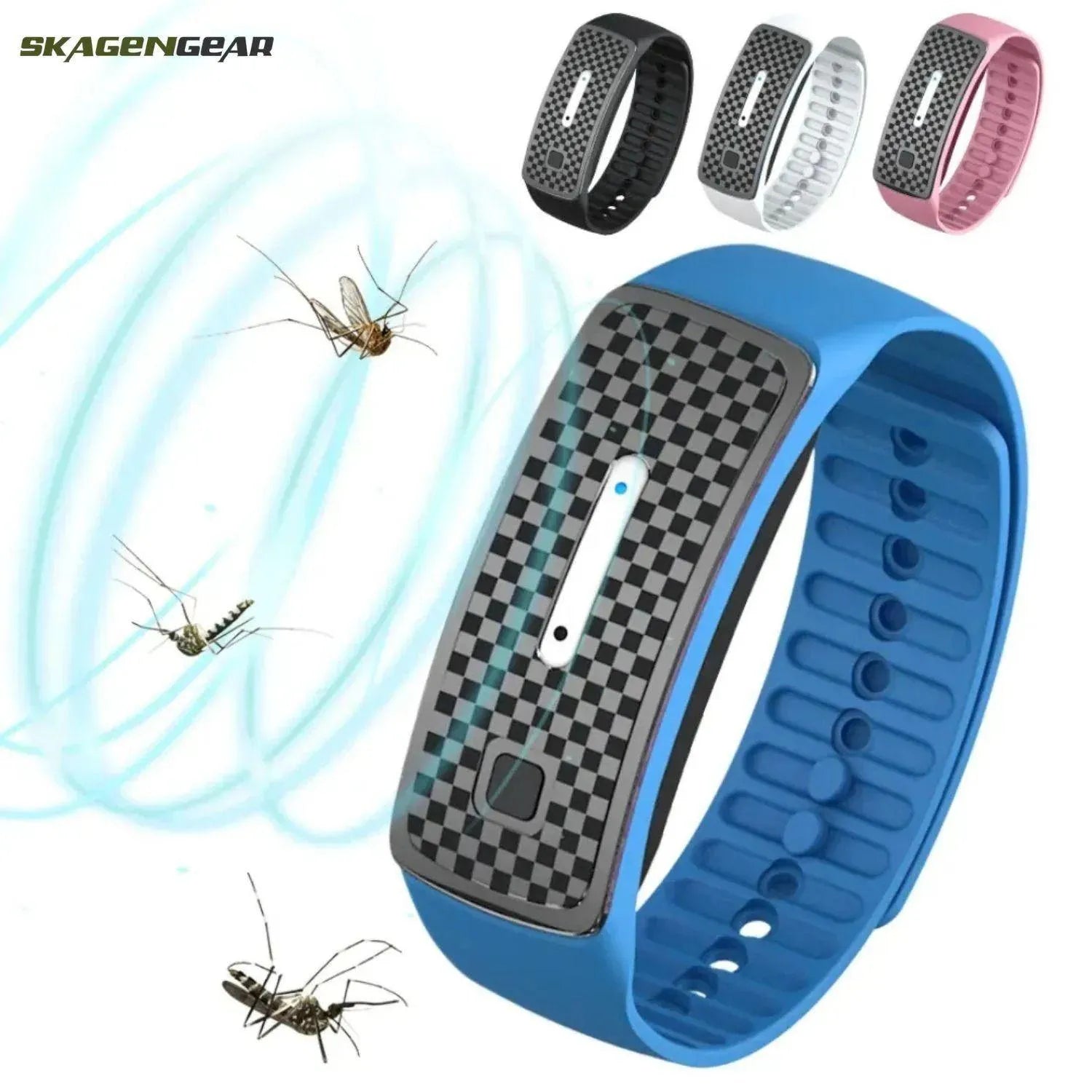 BuzzFree Armbånd | Ultralyd Myggebeskytter til Udendørs Brug