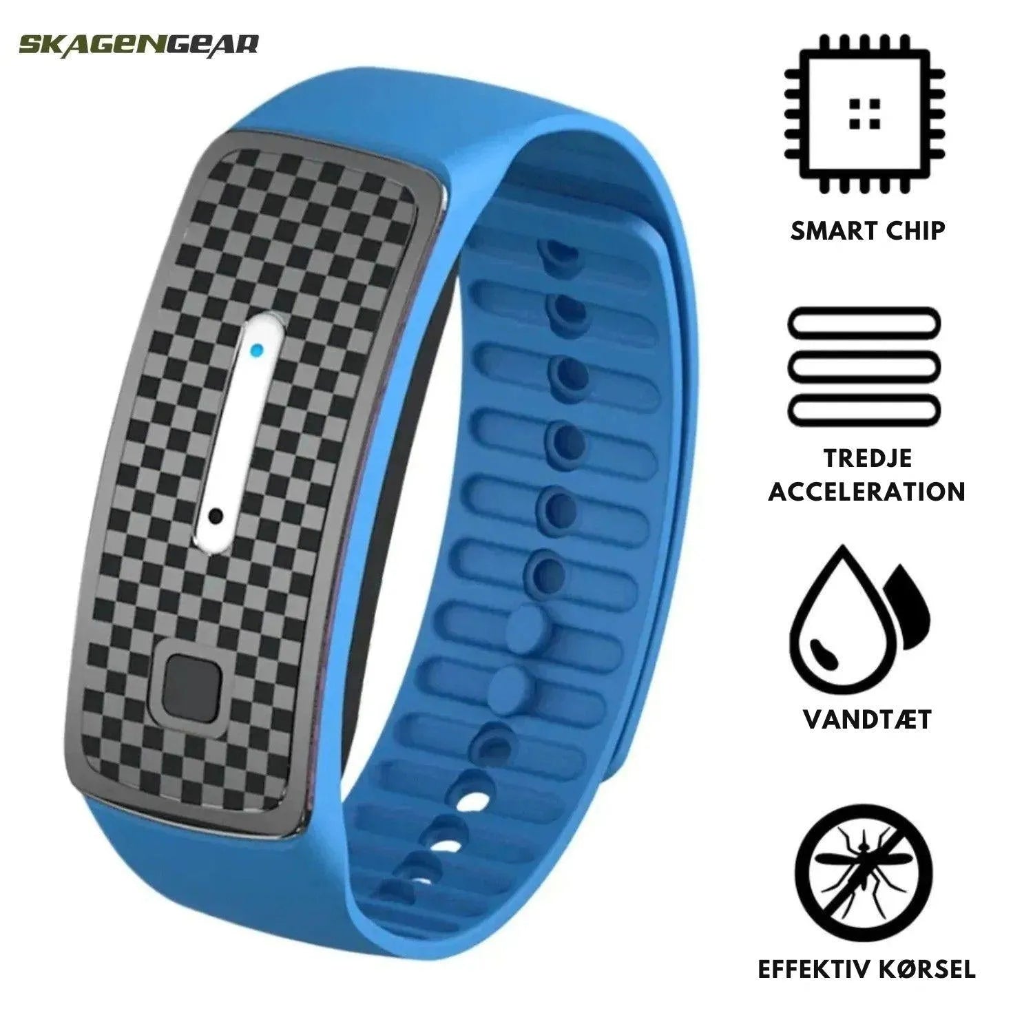 BuzzFree Armbånd | Ultralyd Myggebeskytter til Udendørs Brug