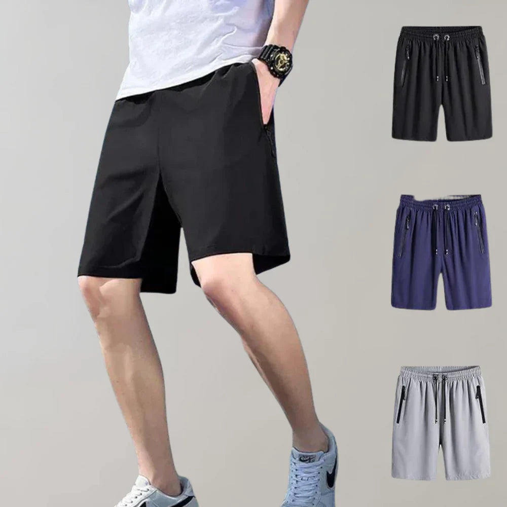 Heldagskomfort møder ubesværet stil – Xylon Casual Herreshorts med snøre