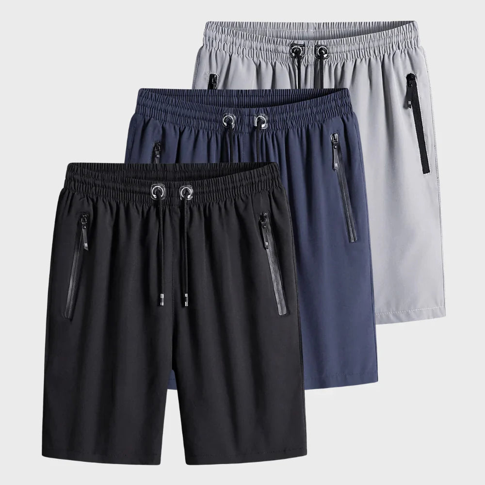 Heldagskomfort møder ubesværet stil – Xylon Casual Herreshorts med snøre