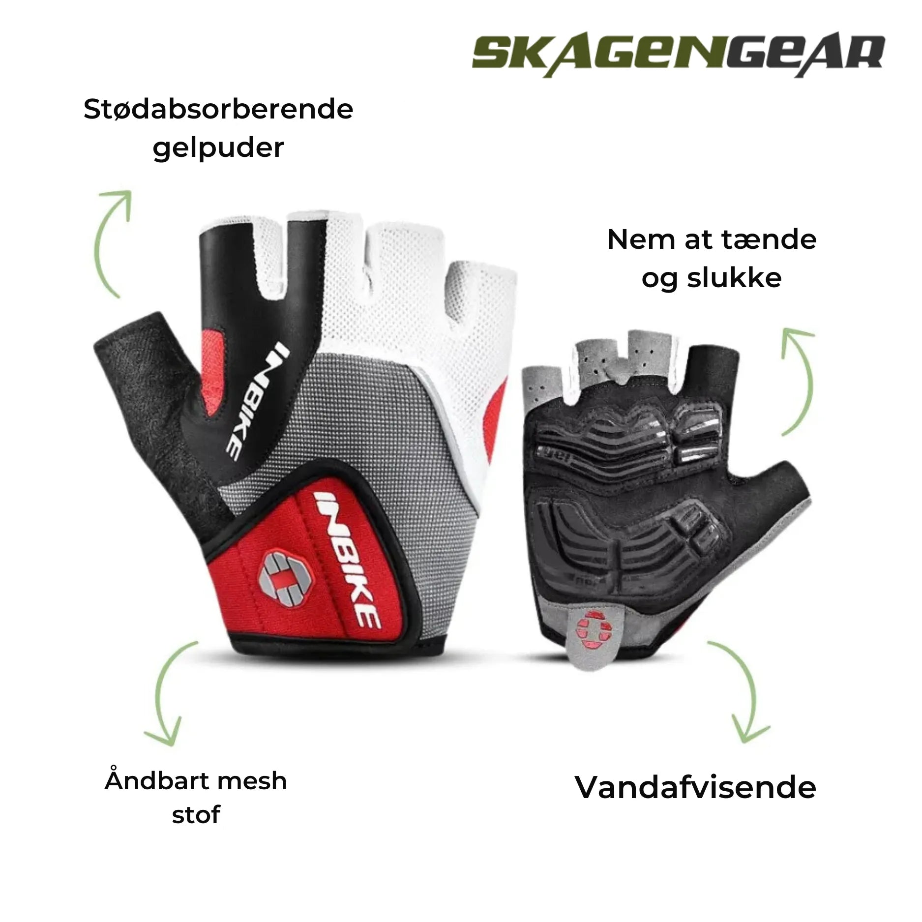CykelGel Handsker | 3D Gel Cykelhandsker til Komfort og Beskyttelse