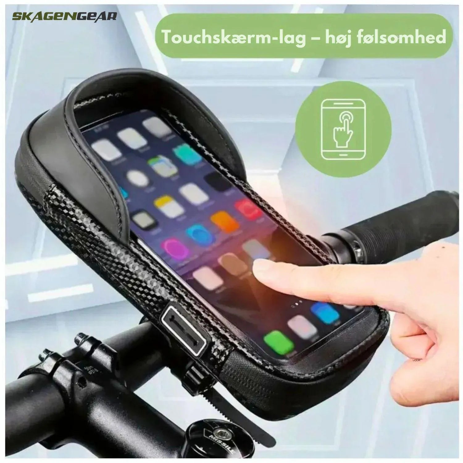 CykelTeleGuard | Vandtæt Telefonholder til Cykelbrug