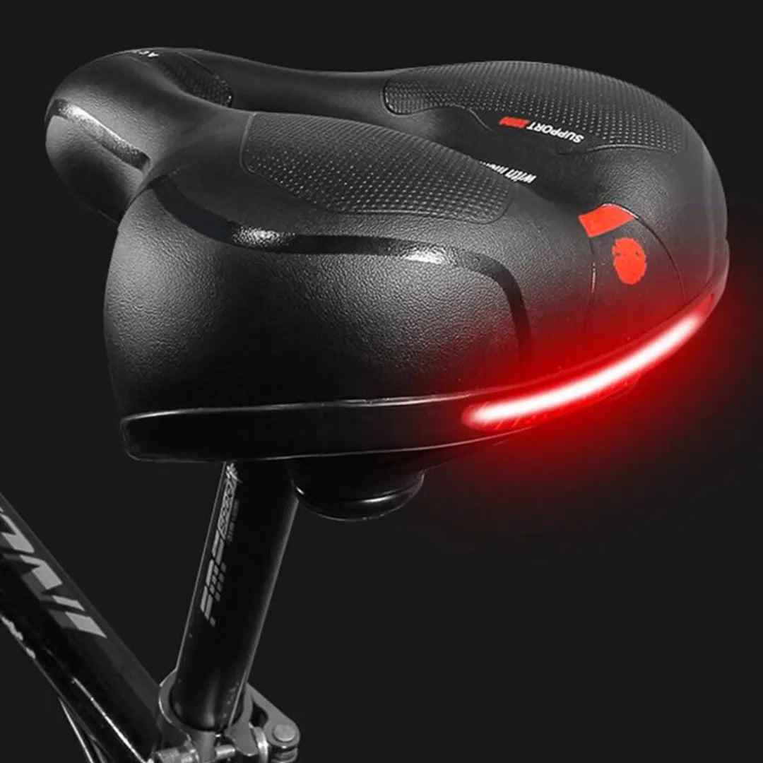 ErgoRide Comfort | ergonomisk cykelsadel gel fjedring & refleks
