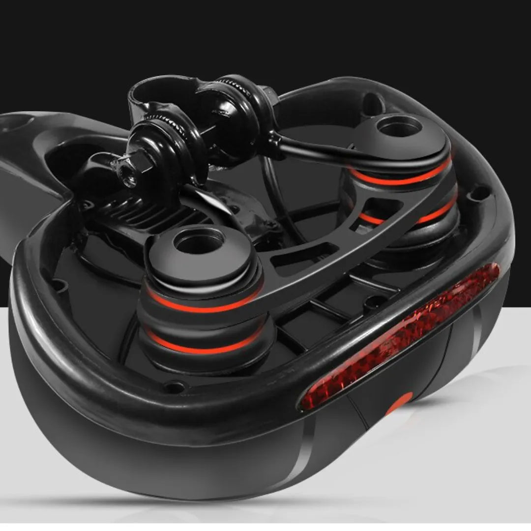 ErgoRide Comfort | ergonomisk cykelsadel gel fjedring & refleks