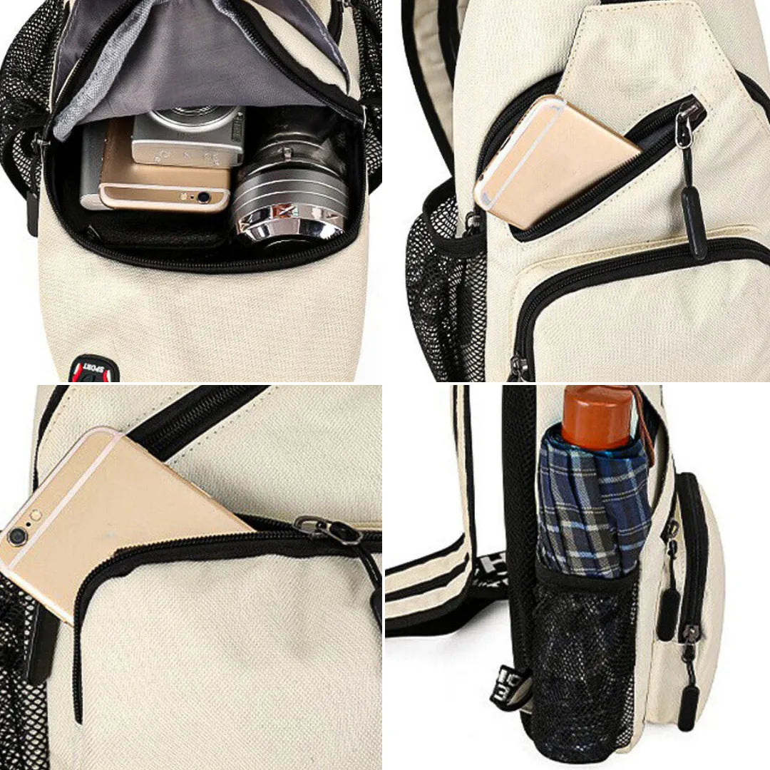 FlexSling Pack | Crossbody taske kanvas justerbar