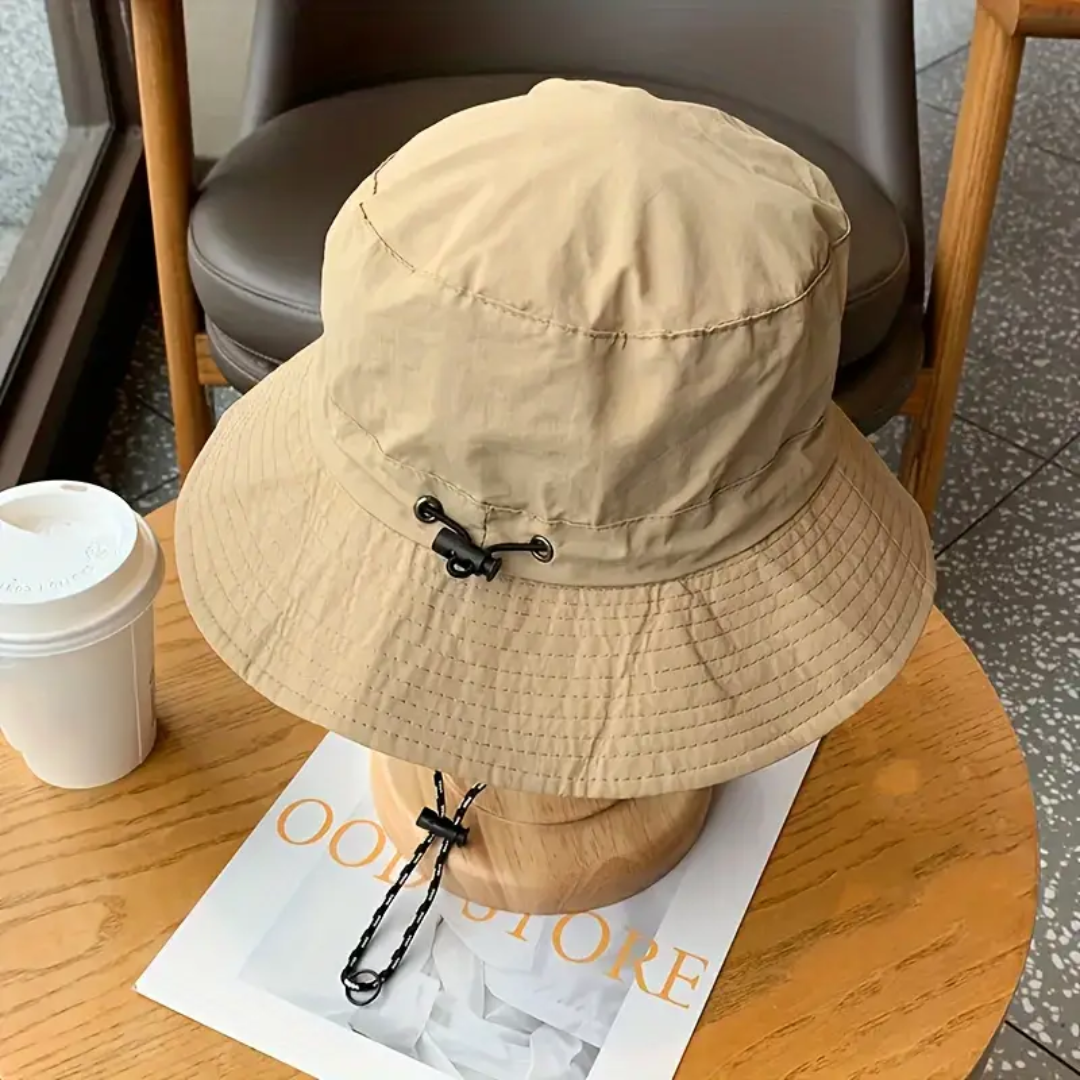 Foldbar solhat | outdoor hat vandafvisende & justerbar