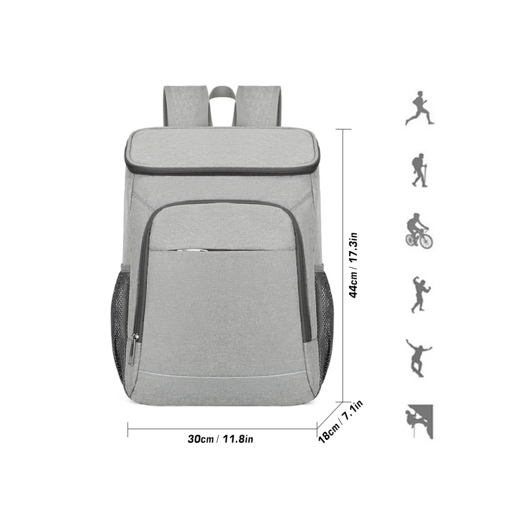 FrostPack Backpack | Kølerygsæk isoleret lækagesikker 30×18×44