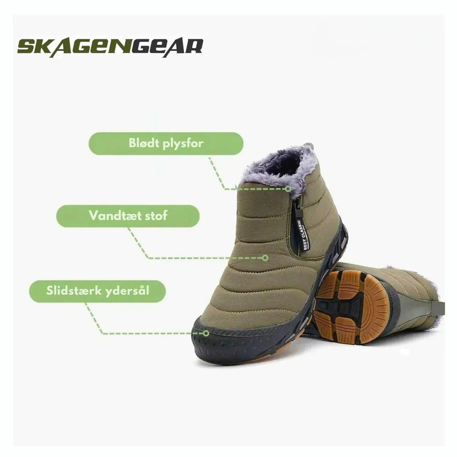 IceTrail Sneakers | Varmforede Herresko til Vinterbrug