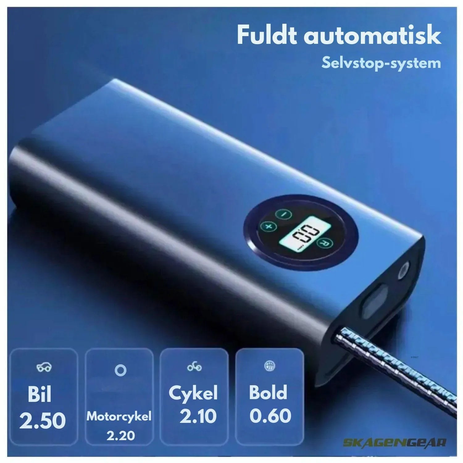 LuftBoost | Alsidig Elektrisk Pumpe til Biler, Motorcykler og Bolde