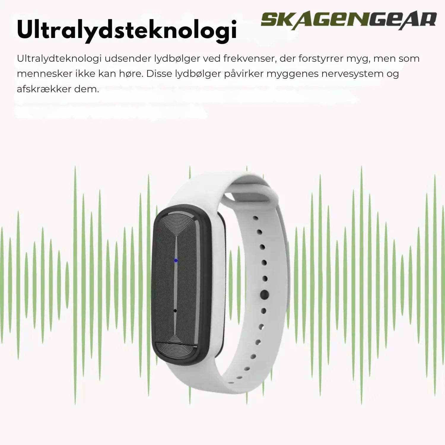 MygFjern Armbånd | Ultrasonisk Myggeafvisende Til Udendørs Brug