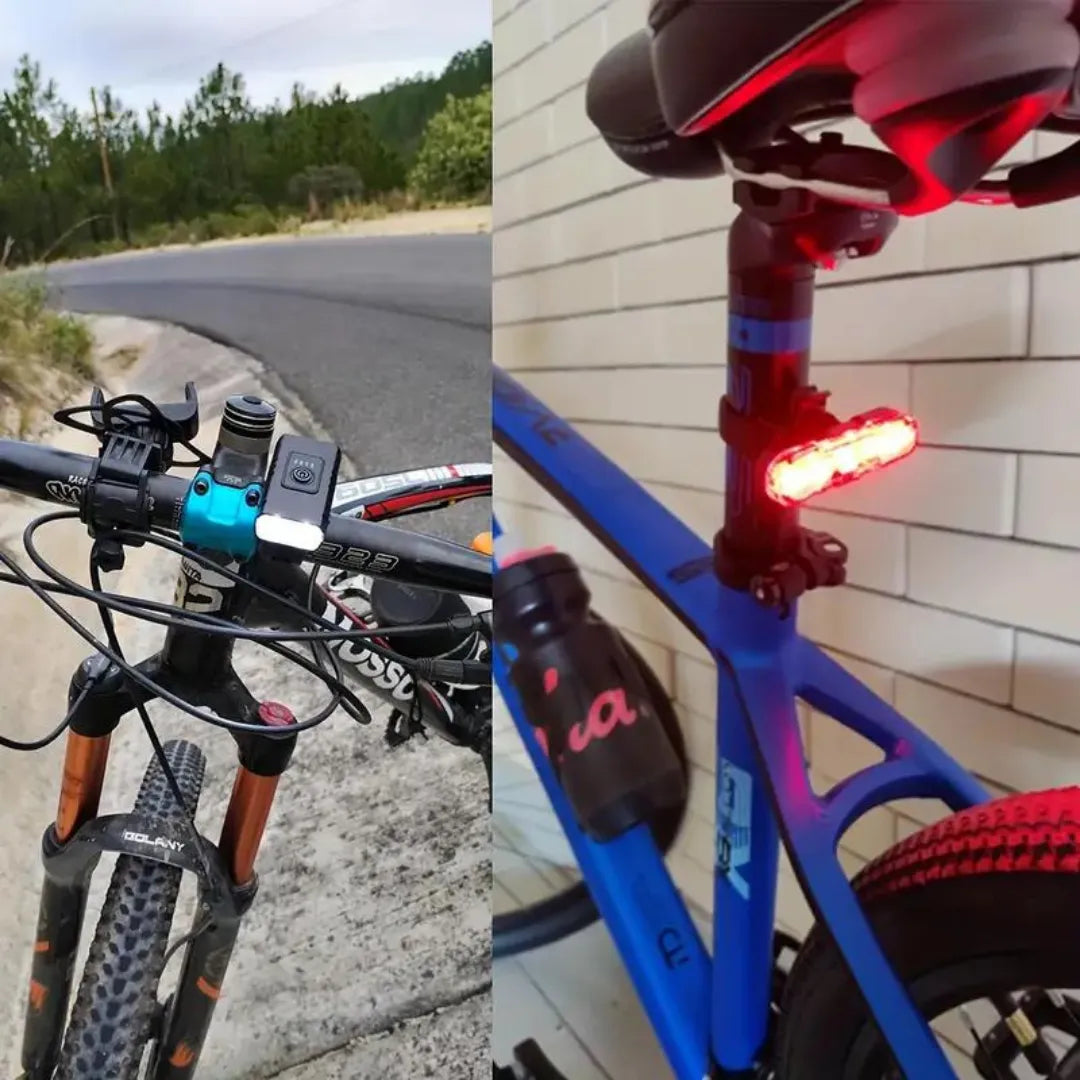NightRide Duo | Cykellygter LED sæt USB genopladelig