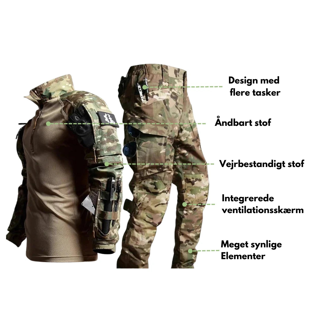 NordFlex Field Set | Taktisk herresæt åndbart & hurtigtørrende
