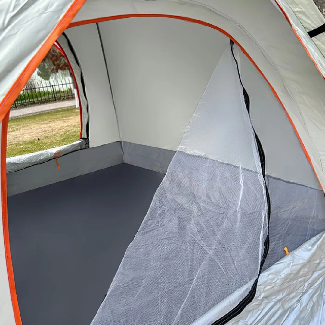 Sæt lejren op på få sekunder med det ultimative pop-up-telt!
