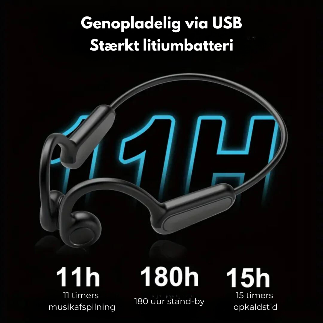 OpenWave Bone | Knogleledning høretelefoner IPX8 Bluetooth 5.3