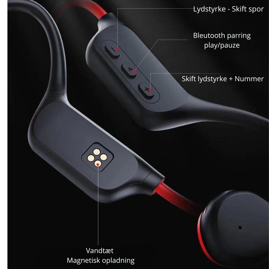 OpenWave Bone | Knogleledning høretelefoner IPX8 Bluetooth 5.3