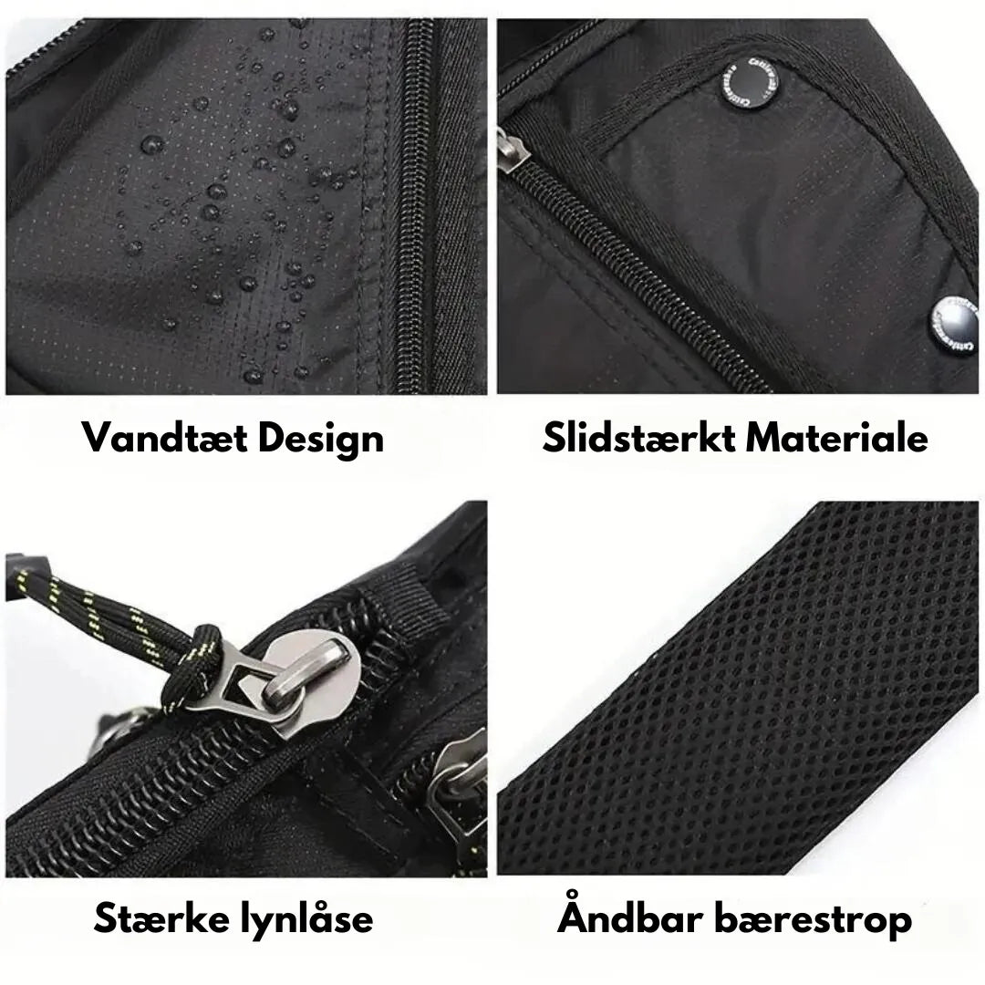 SecureSling | Crossbody taske vandtæt tyverisikret