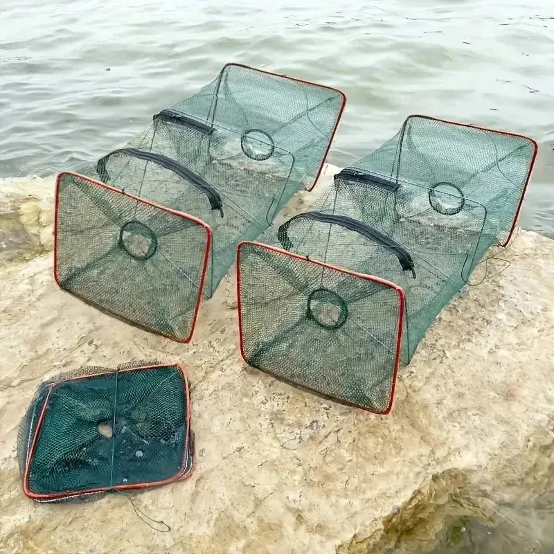 Skaldyrelokker Fælde | Folding Crab and Lobster Cage for Easy Storage