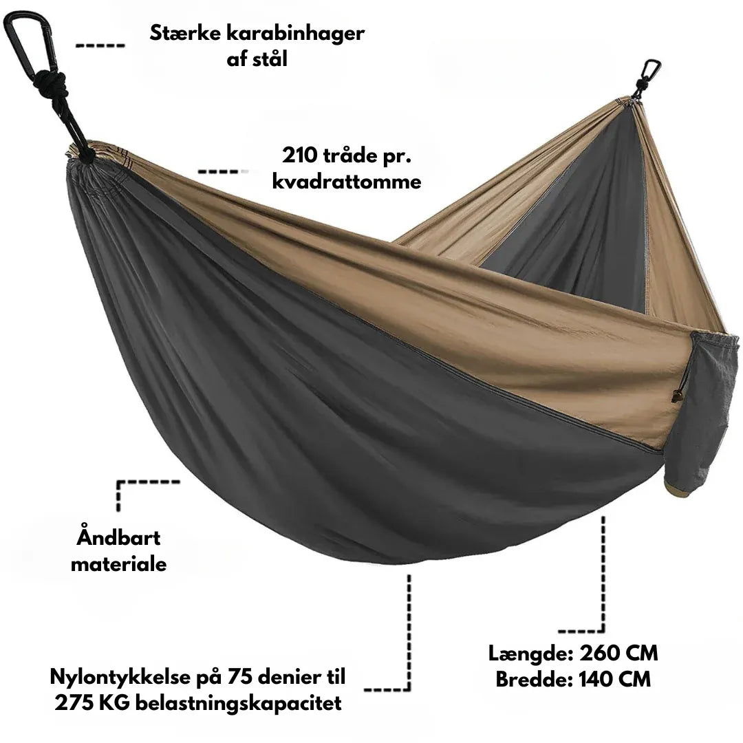 SkyLite Hammock | Hængekøje i faldskærmsnylon XXL