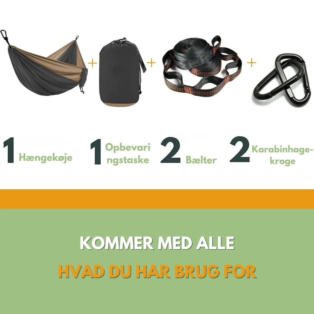 SkyLite Hammock | Hængekøje i faldskærmsnylon XXL