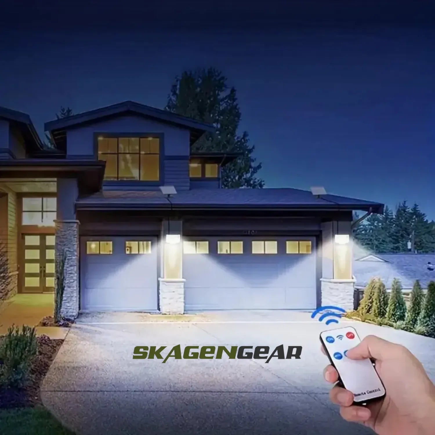 SolarGuard udendørslampe | Soldrevet LED-lampe med sensor og højtydende LED'er