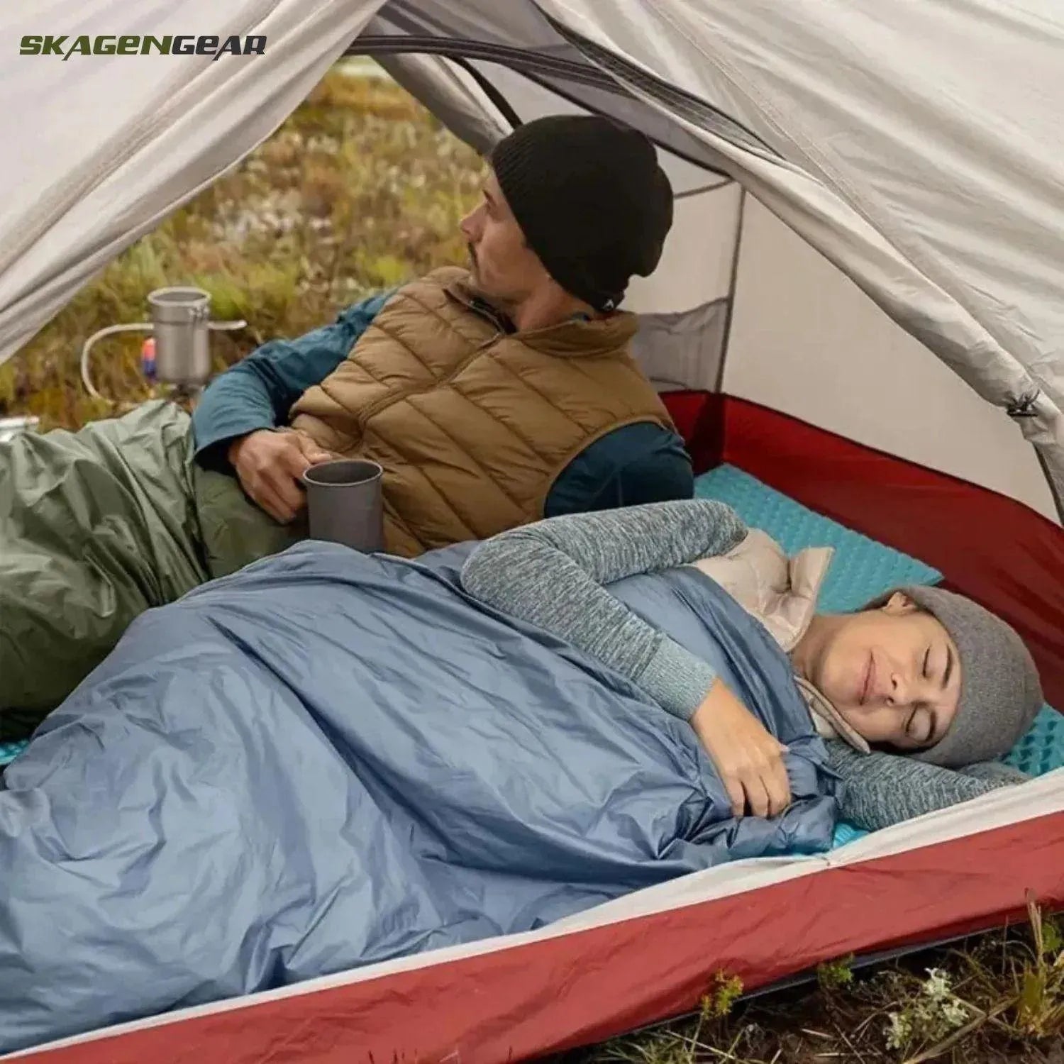 SunRest Pose | Åndbar Sommer Sovepose til Udendørsbrug