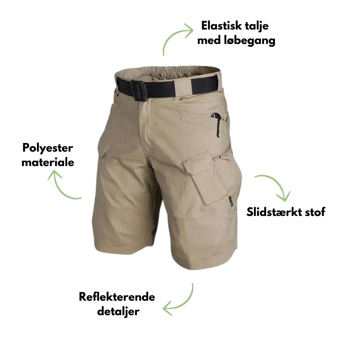 TrailFlex Cargo | Cargo shorts mænd stræk & lynlåslommer