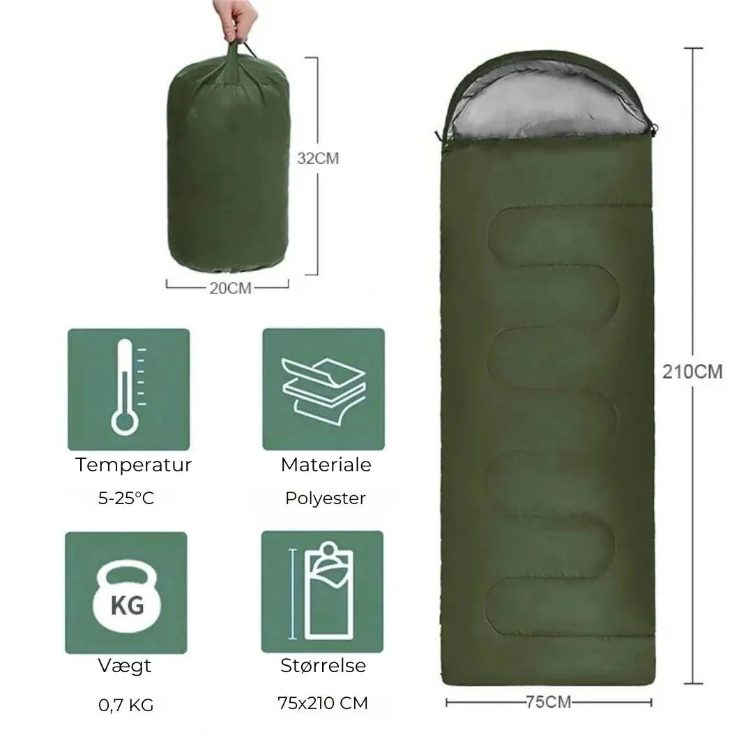 TrailNest 3-Season | Sovepose let 0,7 kg 5–25°C