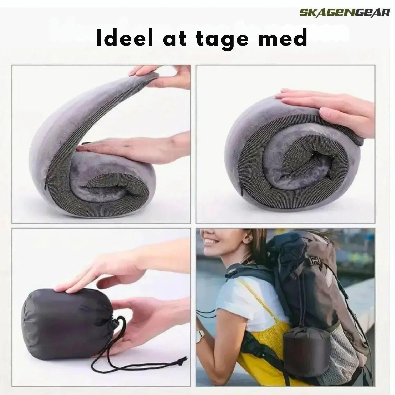 TravelEase Pude | 360° Nakkestøtte til Komfortable Rejser