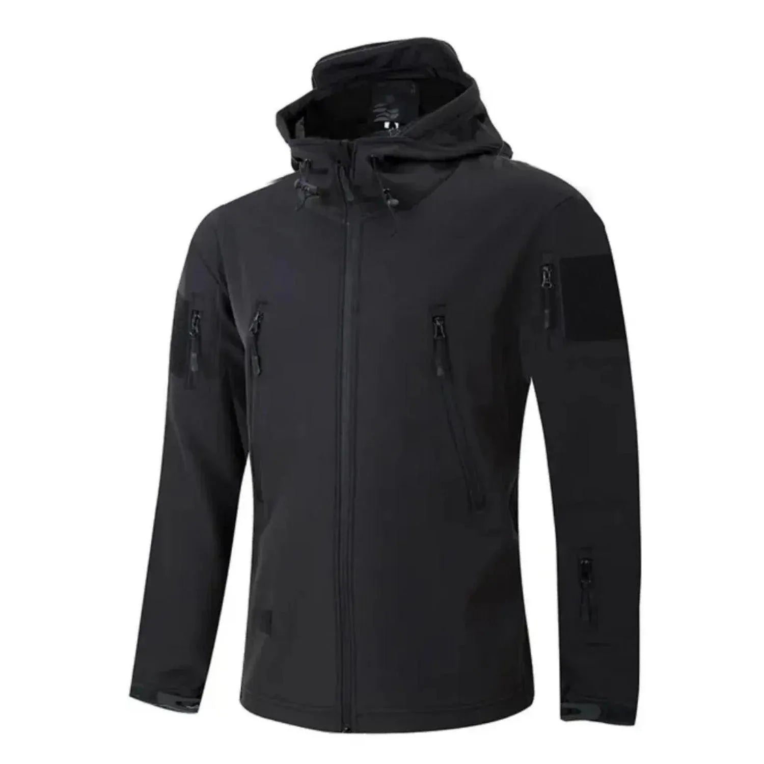 VejrSkjold Jakke | Komfortabel Softshell-jakke med Hætte til Udendørs Aktiviteter