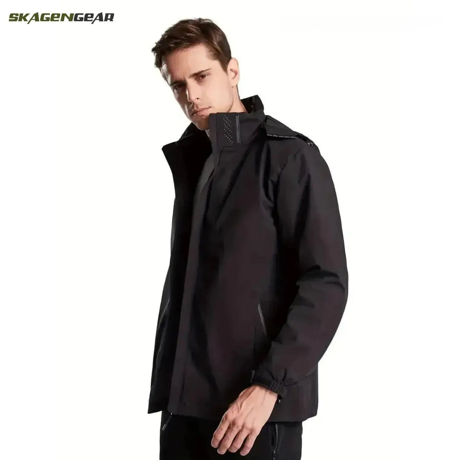 WeatherGuard Jakke | Unisex Vindtæt & Vandtæt Mellemsæson Jakke til Outdoor