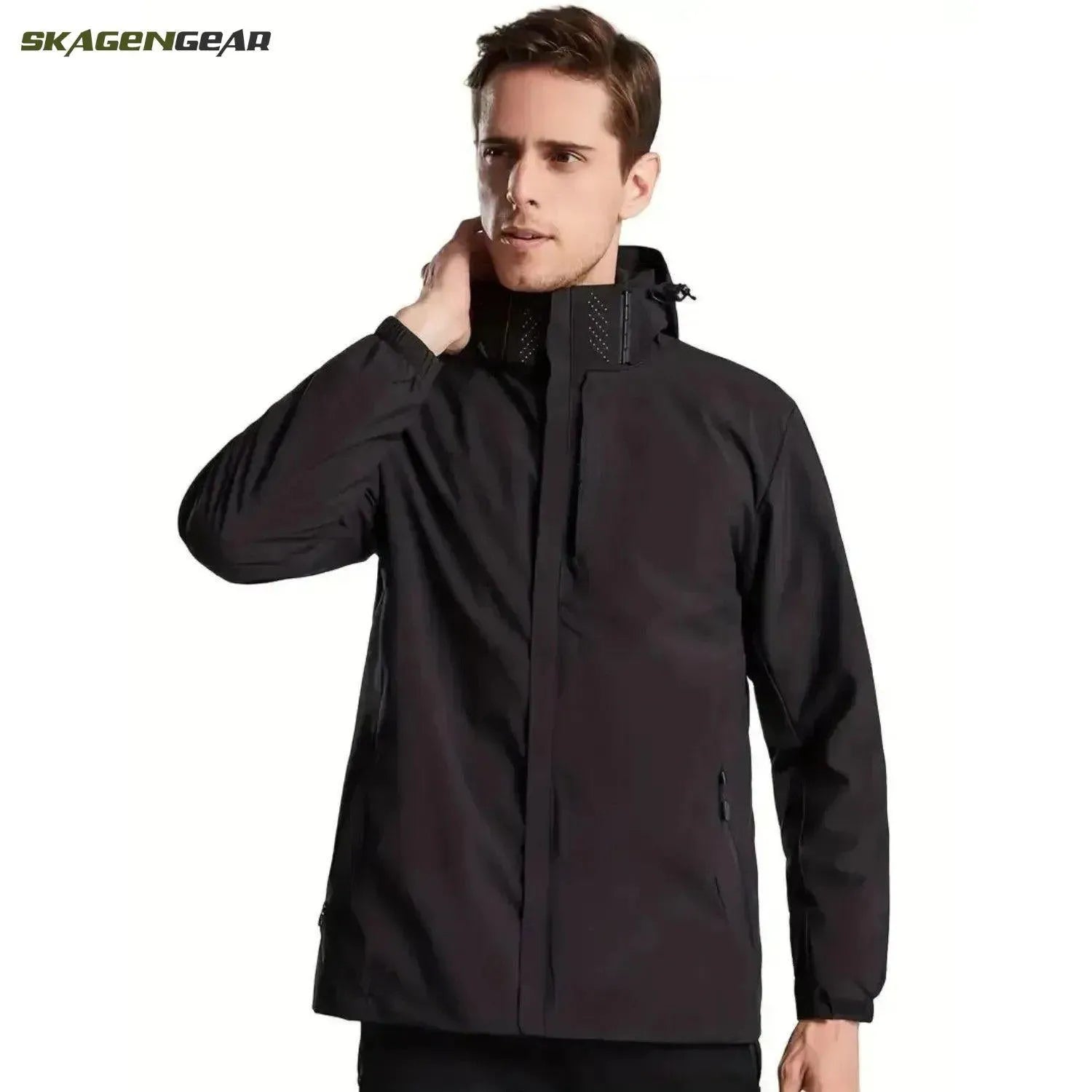 WeatherGuard Jakke | Unisex Vindtæt & Vandtæt Mellemsæson Jakke til Outdoor