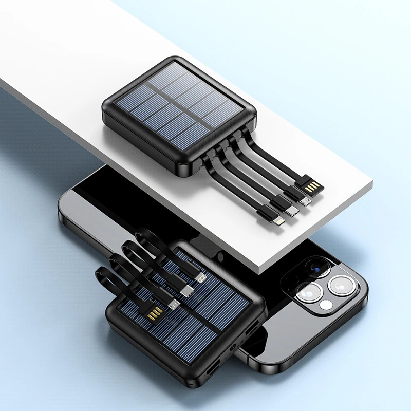 Elio | Kompakt solcelledrevet powerbank til udendørs opladning overalt