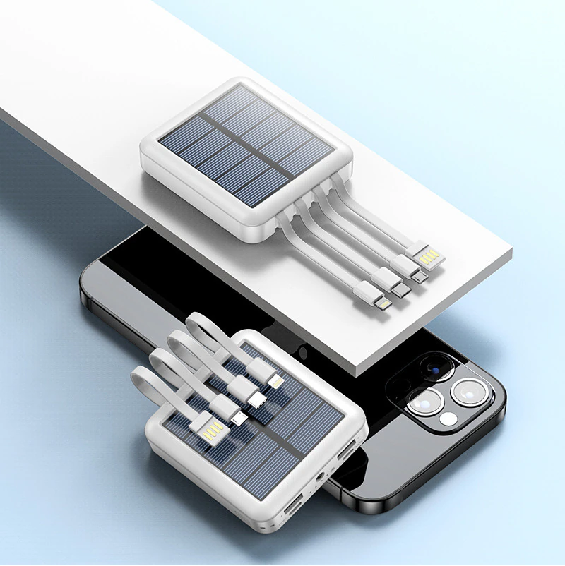 Elio | Kompakt solcelledrevet powerbank til udendørs opladning overalt
